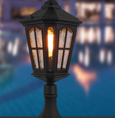 谢通门柱头灯 谢通门柱头灯